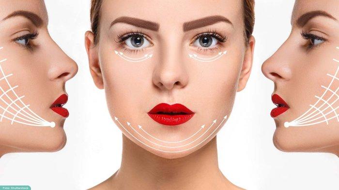 ilustrasi seseorang yang melakukan perawatan tanam benang