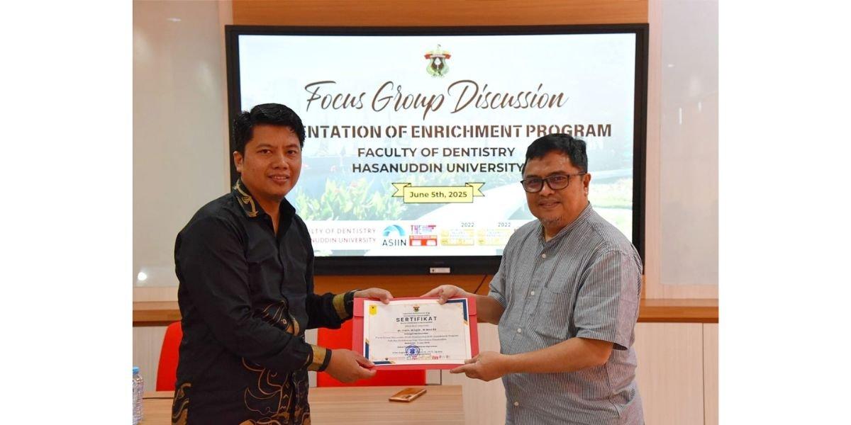 Program kelas Internasional FKG Unhas selenggarakan Focus Group Discussion sebagai pembekalan Delegasi 2025 Enrichment Program di 11 Kampus LN.