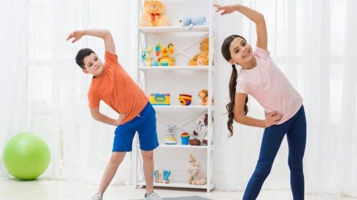 Ilustrasi tinggi badan anak, berikut gerakan untuk memaksimalkan tinggi badan anak