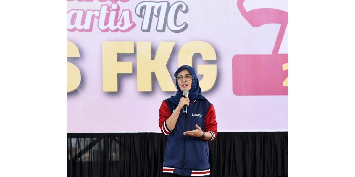 Ketua IKA FKG Unhas, drg. Andi Rachmatika Dewi (Cicu), yang juga merupakan Ketua DPRD Sulawesi Selatan