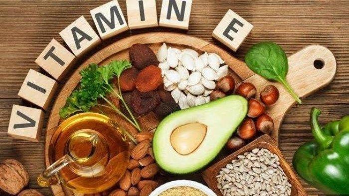 Ilustrasi makanan yang mengandung vitamin E, salah satu vitamin yang bagus untuk kesehatan jantung