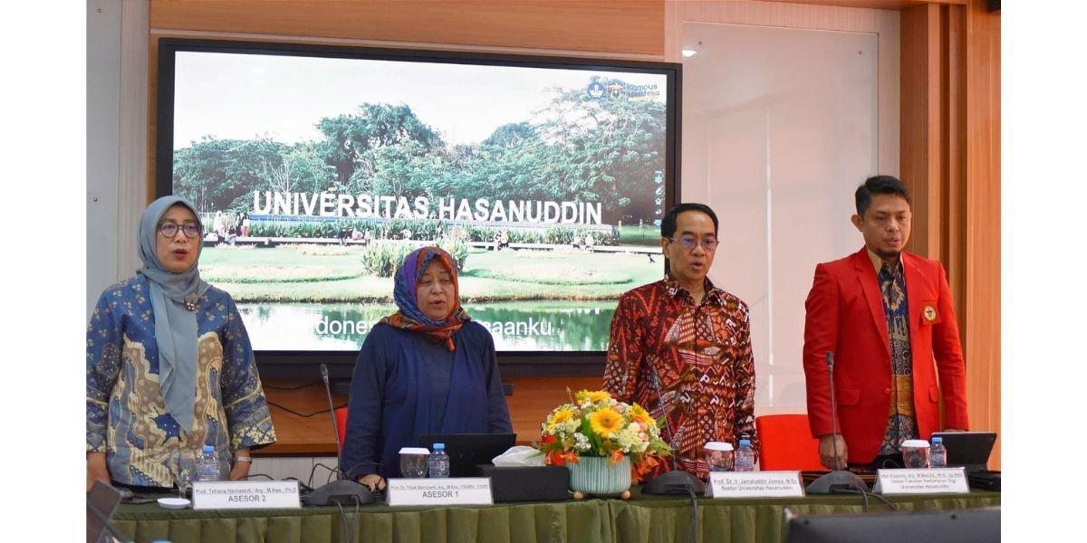 FKG Unhas menerima kunjungan Lembaga Akreditasi Mandiri Perguruan Tinggi Kesehatan (LAM-PTKes) untuk Visitasi Prodi Magister Ilmu Kedokteran Gigi.