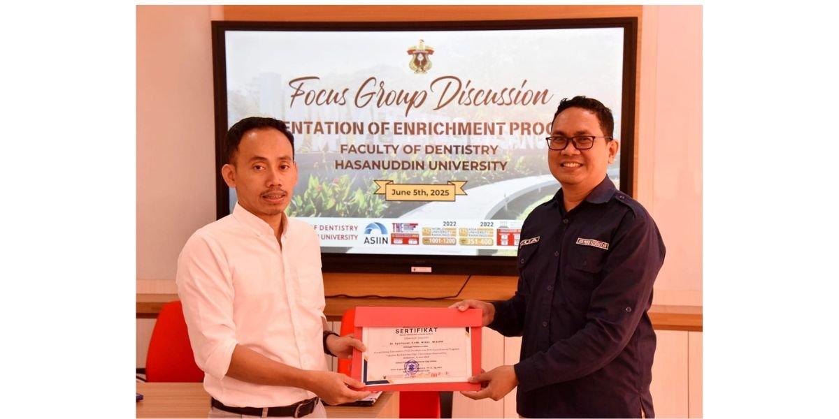 Program kelas Internasional FKG Unhas selenggarakan Focus Group Discussion sebagai pembekalan Delegasi 2025 Enrichment Program di 11 Kampus LN.