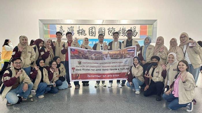 PPDGS Ortodonti FKG Unhas mengirim delegasi untuk kegiatan Ilmiah Internasional di Taipei, Taiwan dari tanggal 1-5 Desember 2024.