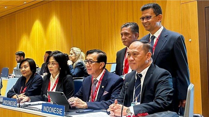 Menkumham Pimpin Delegasi RI dalam Konferensi Diplomatik di WIPO Jenewa