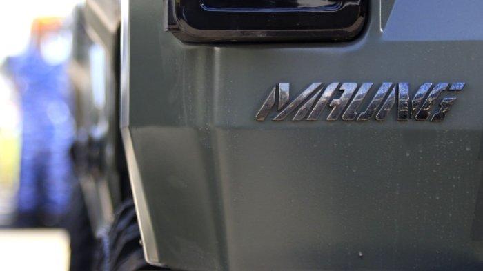 Kendaraan Maung MV3 produksi PT Pindad digelar di Lanud Husein Sastranegara, Kota Bandung, Jawa Barat, Sabtu (1/3/2025).