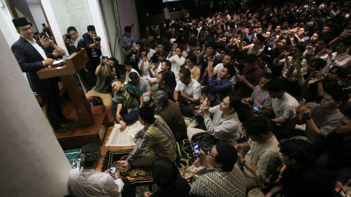 Guberbur DKI Jakarta periode 2017-2022, Anies Rasyid Baswedan menyampaikan ceramah tarawih bertema 