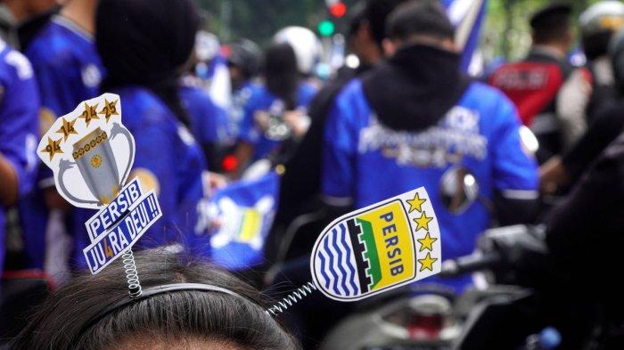 Pawai Akbar Persib Juara di Kota Bandung, Jawa Barat, Minggu (25/5/2025).