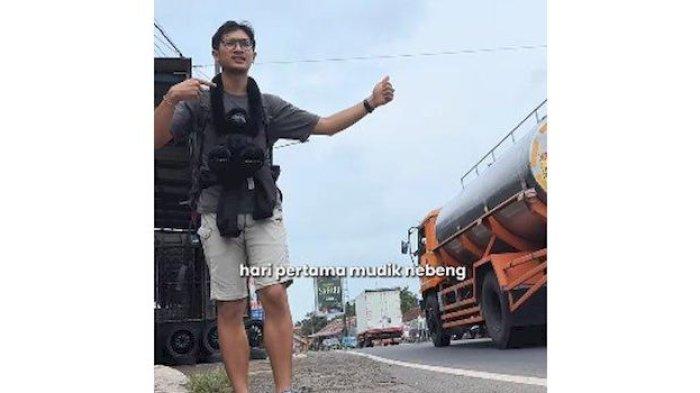 Alwi Johan mudik bermodalkan nebeng dari Jakarta ke Wonosobo butuh dua hari.