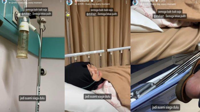 Dalam cerita yang dibagikan oleh Ridwan Kamil, Atalia Praratya sang istri nampak sedang terbaring sakit.