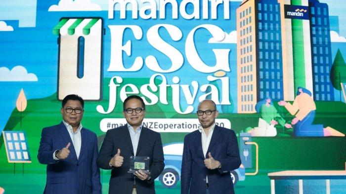 Bank Mandiri menggelar ESG Festival yang dilaksanakan secara hybrid sebagai realisasi komitmen dalam mencapai Net Zero Emissions (NZE) Operasional di 2030, emisi pembiayaan di 2060, dan memberdayakan digipreneurship dengan mengedepankan prinsip-prinsip Environment, Social and Governance (ESG).