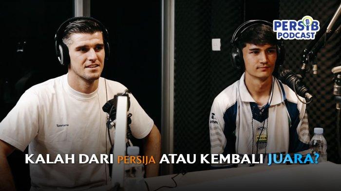 PODCAST - Bek Persib Nicak Kuipers bersama Kiper Persib Kevin Ray Mendoza saat berbincang dalam podcast Persib.