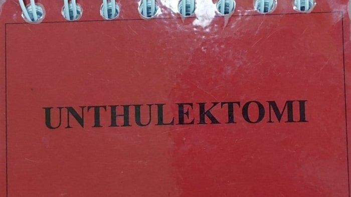 Buku 'Unthulektomi' yang diduga merupakan pedoman perundungan pada PPDS
