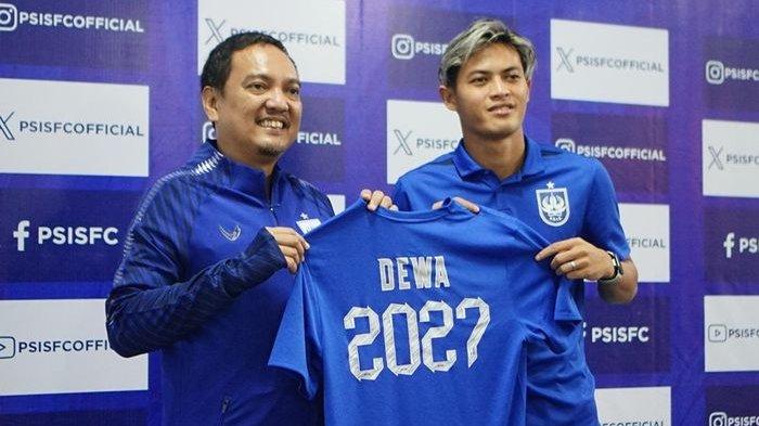 CEO PSIS, Yoyok Sukawi, dan Alfeandra Dewangga.