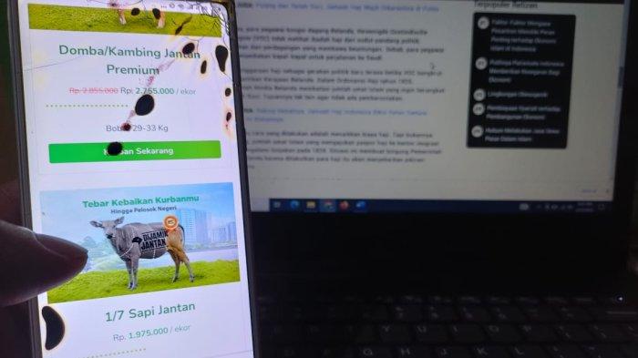 Melalui Kurban Information System (KIS) yang dikembangkan oleh Tim Teknologi Dompet Dhuafa, para pekurban bisa berkurban dengan mudah lewat online.