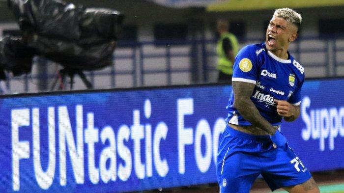 Foto-foto Ciro Alves Menangis Rayakan Gol Penentu Kemenangan Persib Bandung Atas PSM Makassar - Tribunjabar.id