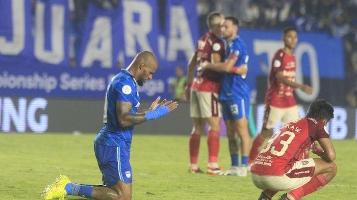 David da Silva bersyukur setelah menang 3-0 atas Bali United di leg kedua semifinal  Championship Series Liga 1 2023/2024 di Stadion Si Jalak Harupat Kabupaten Bandung, Minggu (26/5/2024).