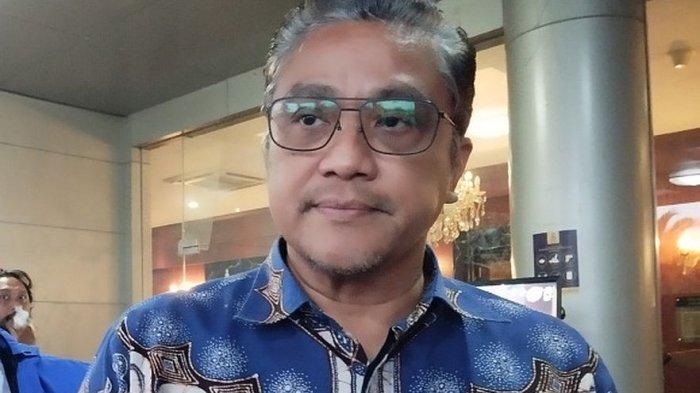 Dewan Pertimbangan Partai Demokrat, Dede Yusuf Macan Efendi di Soreang, Kabupaten Bandung, Jumat (1/3/2024).