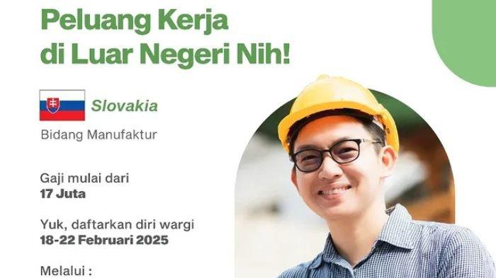 Info Lowongan Kerja Lulusan Smp Ke Slovakia Resmi Dari Disnakertrans