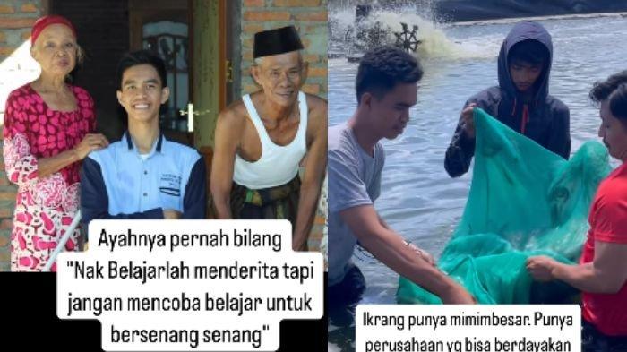 Kisah seorang pemuda dulunya penggembala sapi, kini sukses punya 14 tambak udang, viral di media sosial
