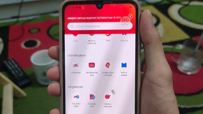 Fitur perjalanan di My Telkomsel Super App