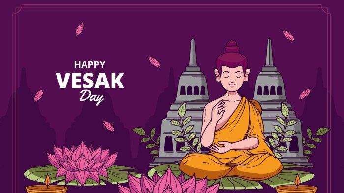 GIF dan Gambar Menarik Ucapan Selamat Hari Raya Waisak 2024, Tinggal Download Lalu Bagikan di Medsos