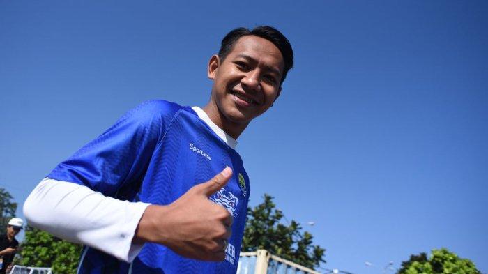 Gelandang PERSIB, Beckham Putra Nugraha.