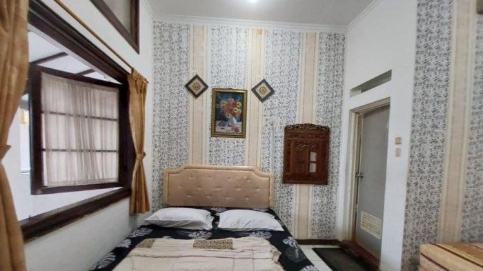 Salah satu kamar Hotel Lengkong bergaya Art Deco streamline salah satu jejak Soekarno di Bandung, Jumat (23/6/2023).