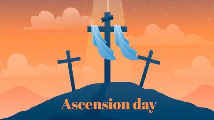 Ilustrasi - ucapan selamat Hari Kenaikan Yesus Kristus 2024.