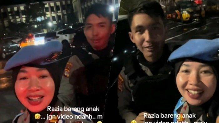 Ramai di media sosial momen ibu dan anak yang sama-sama polisi tugas bersama, ini kisahnya.