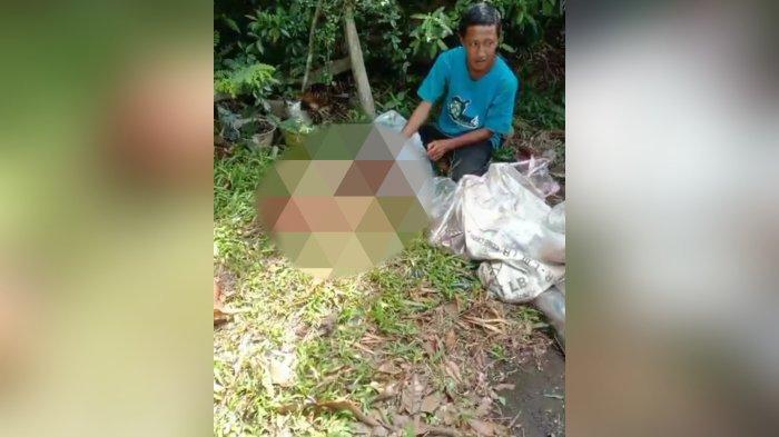 Jasad laki-laki ditemukan dalam kondisi termutilasi di Jalan Raya Cibalong, Kampung Bantar Limus, Desa Sancang, Kecamatan Cibalong, Kabupaten Garut, Jawa Barat, Minggu (30/6/2024).