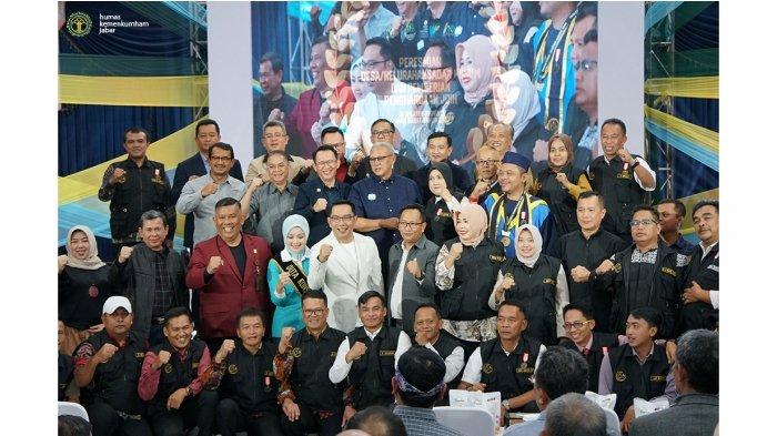Kemenkumham Jabar Semarakan West Java Festival Melalui Peresmian Desa/Kelurahan Sadar Hukum dan Penghargaan JDIH Jabar 2023