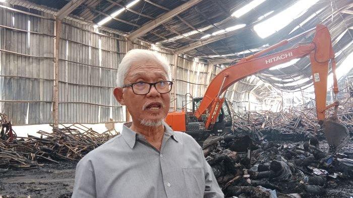 Kepala Bagian Umum PT Kahatex, Ludy Sutedja, saat diwawancara TribunJabar.id, Jumat (1/3/2024).