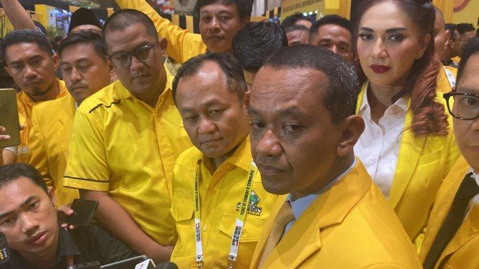 Ketua Umum Partai Golkar Bahlil Lahadalia di JCC, Senayan, Jakarta, Rabu (21/8/2024)