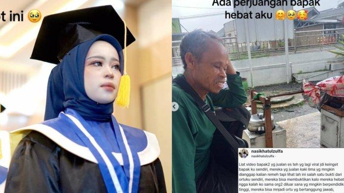 Kisah anak pedagang kaki lima lulus kuliah berkat perjuangan ayah, sindir ejekan Gus Miftah ke penjual es teh