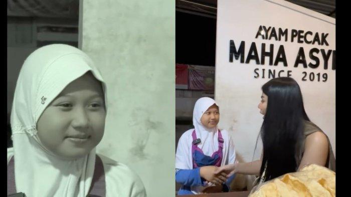 Kisah gadis penjual kerupuk bernama Zahra menjadi sorotan