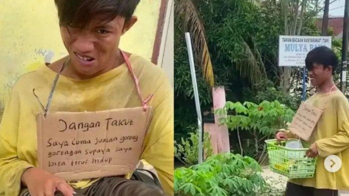 Kisah Jodi, pemuda difabel tak diakui orang tuanya sejak lahir, cari nafkah jualan gorengan hidupi nenek yang renta