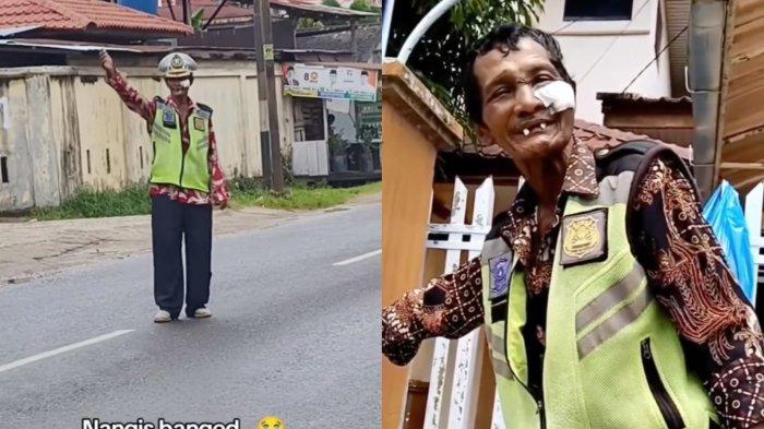 Kisah Kakek Asrul, Sukarela Jadi Pengatur Jalan Kecelakaan Tertabrak Truk, Tetap Kerja Meski Masih Luka-luka