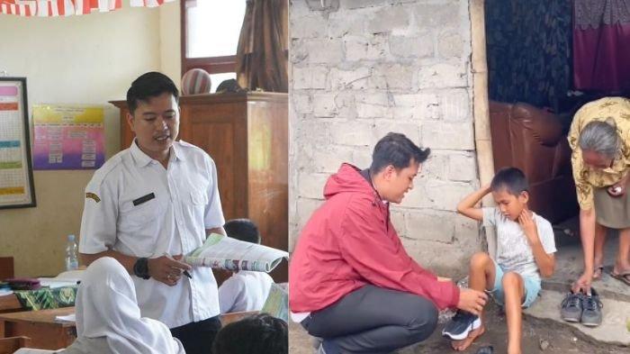 Kisah seorang guru honorer di Kediri, Jawa Timur tengah viral di media sosial, kini dapat balasan atas perbuatannya.