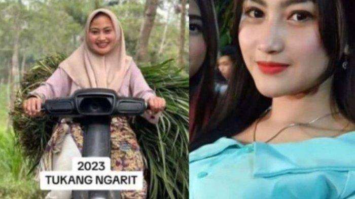 Sosok pedangdut cantik yang kini menjadi tukang ngarit viral di media sosial, jadi tambah kaya raya.