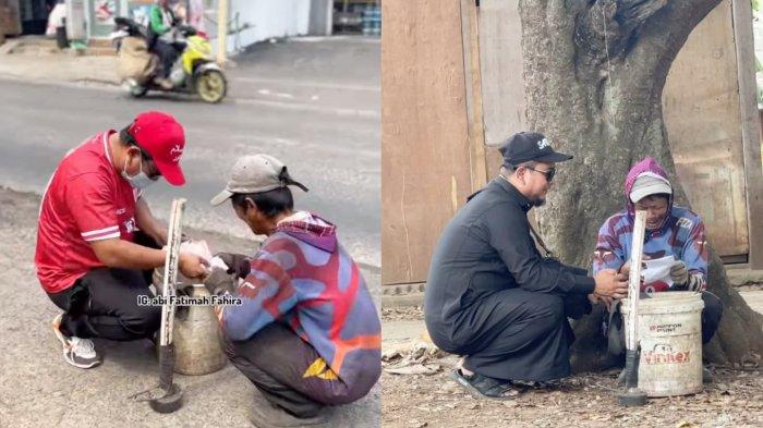 Pak Supri pemungut paku nangis dapat uang di embernya.