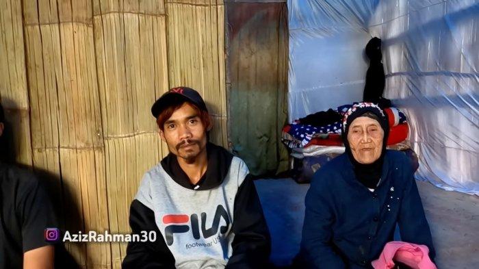 Kisah cinta Abeh (kiri) dan Mak Iin (kanan) nenek 70 tahun di Bandung, pasutri terpaut usia 41 tahun, tinggal di dalam hutan