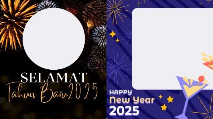 Kumpulan Twibbon Tahun Baru 2025 yang gratis dan menarik untuk jadi ucapan di media sosial.