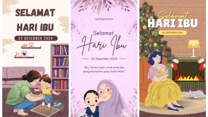 Kumpulan poster Hari Ibu 2024 dengan gambar menarik. Hari Ibu diperingati setiap tanggal 22 Desember.
