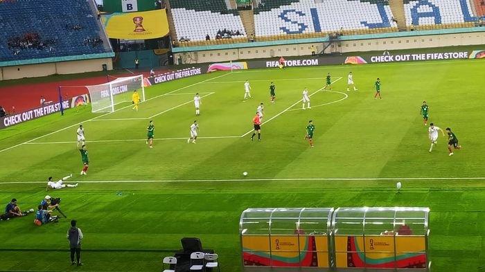 Laga Meksiko-Venezuela di Piala Dunia U17 2023 di Stadion Si Jalak Harupat, Kabupaten Bandung, Rabu (15/11/2023) sore.