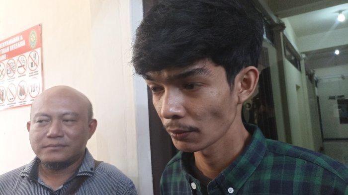Liga Akbar, salah satu saksi yang dihadirkan dalam sidang PK Saka Tatal di PN Cirebon, Selasa (30/7/2024).