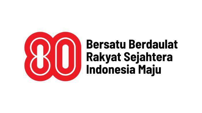 LOGO HUT KE-80 RI - Logo HUT ke-80 RI yang resmi diluncurkan Presiden Prabowo di Istana Negara pada Rabu (23/7/2025).