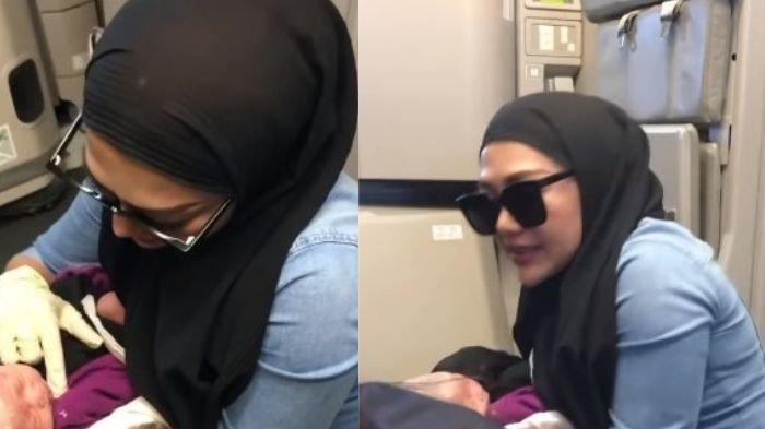Sebuah video seorang makeup artis (MUA) yang membantu ibu hamil melahirkan di pesawat tengah heboh di media sosial.