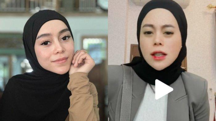 Kiri (Lesti Kejora) Kanan (MUA Qory Marcarolina) - MUA Qory Marcarolina disebut mirip Lesti saat mengenakan hijab