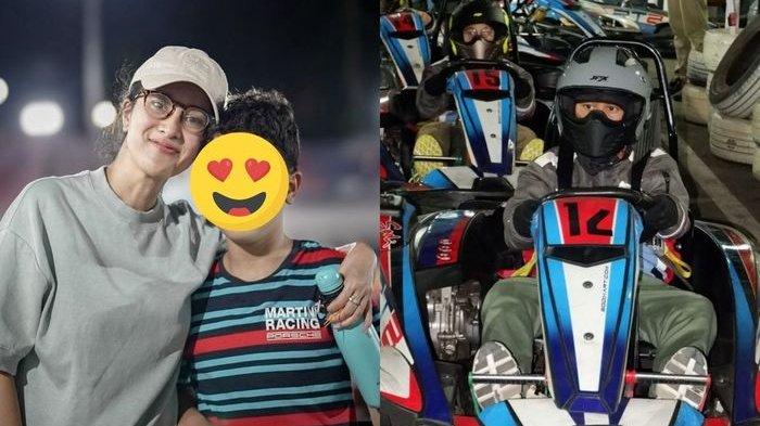 Marcella Zalianty dan putra bungsu yang 10 tahun lalu sempat divonis tumor otak 